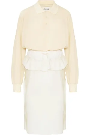 Maison Margiela Robe mi-longue à manches longues