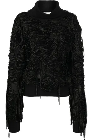 Quira Pull frangé à manches longues