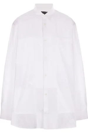 Comme des Garçons Chemise à empiècement en mesh