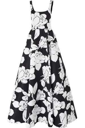 Carolina Herrera Robe longue à fleurs