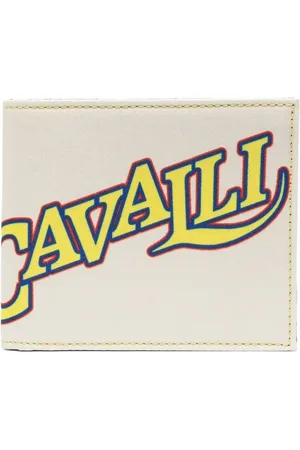 Roberto Cavalli Portefeuille à logo imprimé