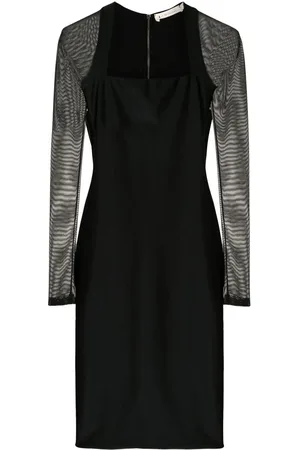 Lethicia Bronstein Robe mi-longue Brigitte à encolure carrée