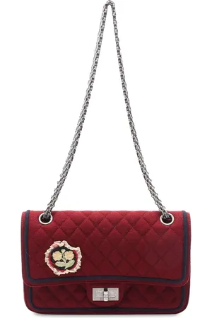 CHANEL Sac porté épaule Paris-Salzburg Reissue 2.55 Double Flap 225 en laine matelassée (2015-2016)