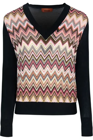 Missoni Pull à motif zigzag