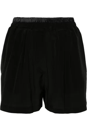 Maurizio Mykonos Short en soie à taille élastiquée