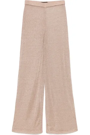 MVP Wardrobe Pantalon évasé en maille ajourée
