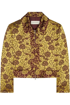 DRIES VAN NOTEN Blazer en motif en jacquard
