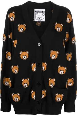 Moschino Cardigan en maille à motif jacquard