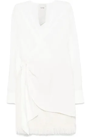 RAME Robe courte à franges