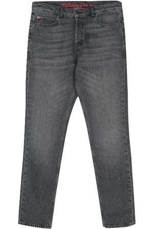 HUGO BOSS Jean fuselé à effet délavé