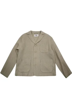 Il gufo Veste en lin à design structuré