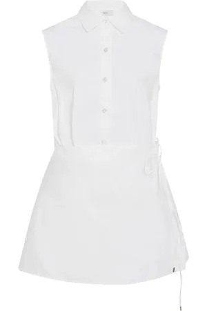 ROSETTA GETTY Chemise nouée devant à design sans manches