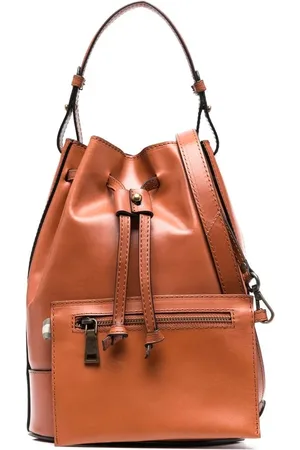 Officine creative Sac seau Saddle en cuir à lien de resserrage