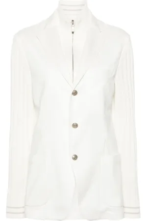 ELEVENTY Blazer à empiècements nervurés