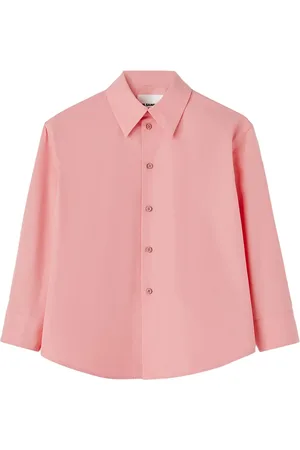 Jil Sander Chemise en coton à col pointu