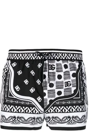 Dolce & Gabbana Short de bain à imprimé graphique