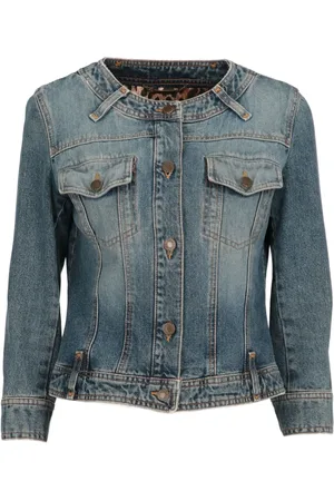 Dolce & Gabbana Veste en jean à coupe crop (2000)