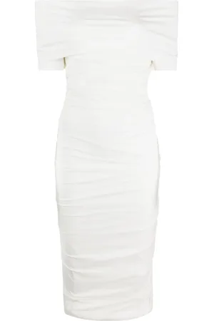 Serafini Robe mi-longue à fronces