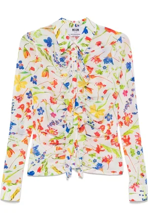 Msgm Chemise à fleurs