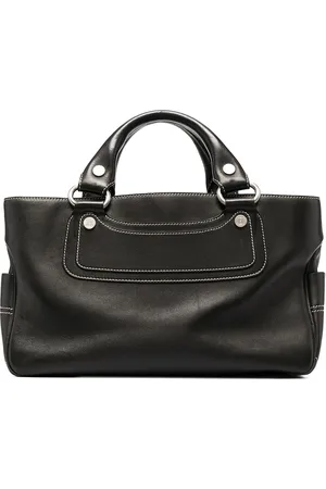 Céline Sac à main à coutures contrastantes