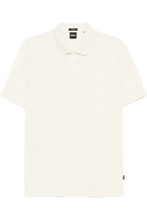 HUGO BOSS Polo à motif en jacquard