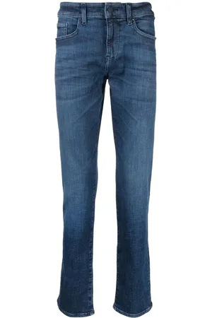 HUGO BOSS Jean droit à patch logo