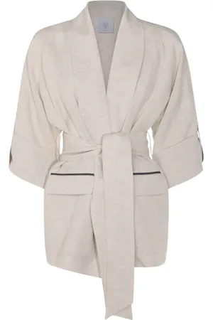 ELEVENTY Veste à taille ceinturée