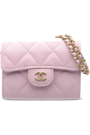 CHANEL Porte-cartes matelassé en cuir caviar (2021)