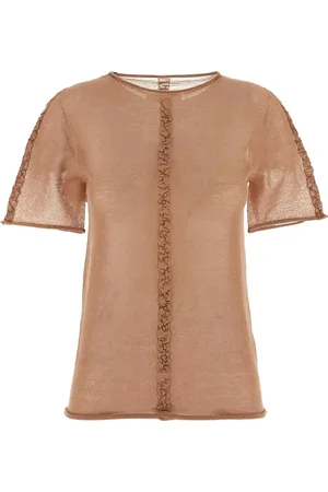 UMA WANG T-shirt à effet de transparence
