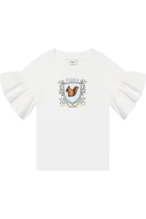 Fendi T-shirt à logo imprimé