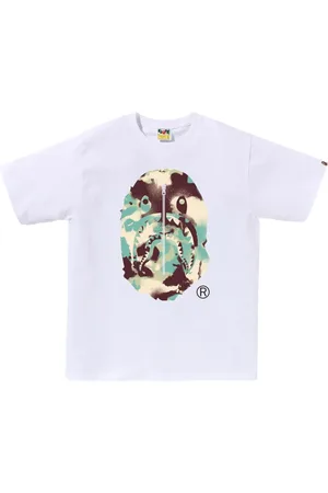 A Bathing Ape T-shirt à détail camouflage