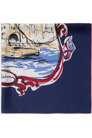 Burberry Foulard Tower Bridge en soie