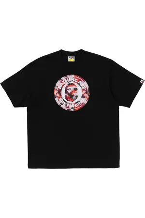 A Bathing Ape T-shirt à détail camouflage