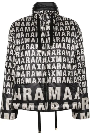 Max Mara Veste réversible Bilogo à logo imprimé