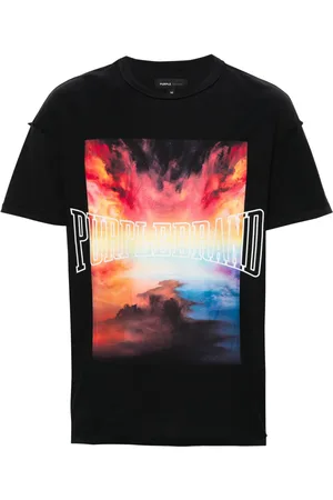 Purple Brand T-shirt en coton à logo imprimé