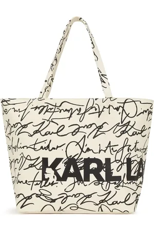 Karl Lagerfeld Sac cabas à imprimé signature