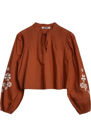 Ciao Lucia Blouse à fleurs brodées