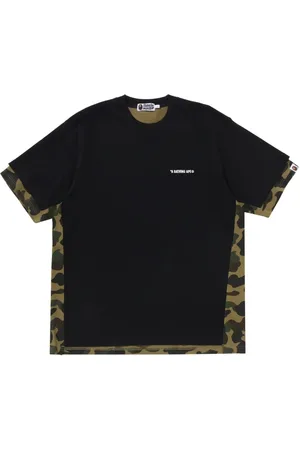 A Bathing Ape T-shirt à empiècements camouflages