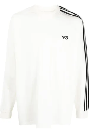 Y-3 T-shirt en coton à manches longues