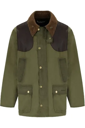 Barbour Veste boutonnée à col contrastant