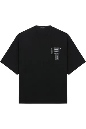 UNDERCOVER T-shirt en coton à patch logo