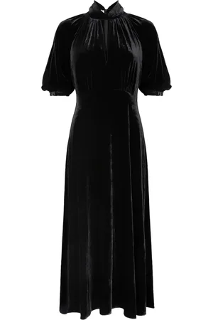 TEMPERLEY LONDON Robe Eliana en velours à coupe mi-longue