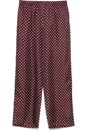 LAURA URBINATI Pantalon à pois