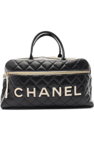 CHANEL Sac de voyage à logo appliqué (1994-1996)