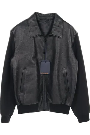 LOUIS VUITTON Veste à monogramme embossé (années 2020)