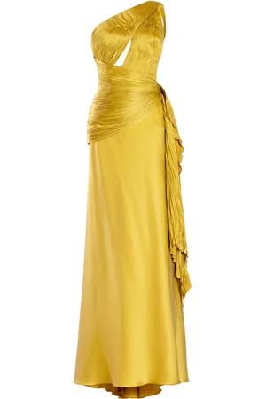 MARIA LUCIA HOHAN Robe longue Bliss en satin