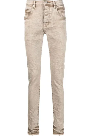 Purple Brand Jean en coton stretch à taille mi-haute