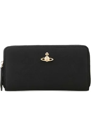 Vivienne Westwood Portefeuille en cuir à plaque Orb