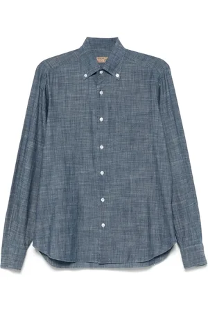 BARBA Chemise oxford à boutonnière sur le devant