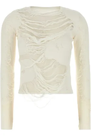Maison Margiela Pull à effet usé